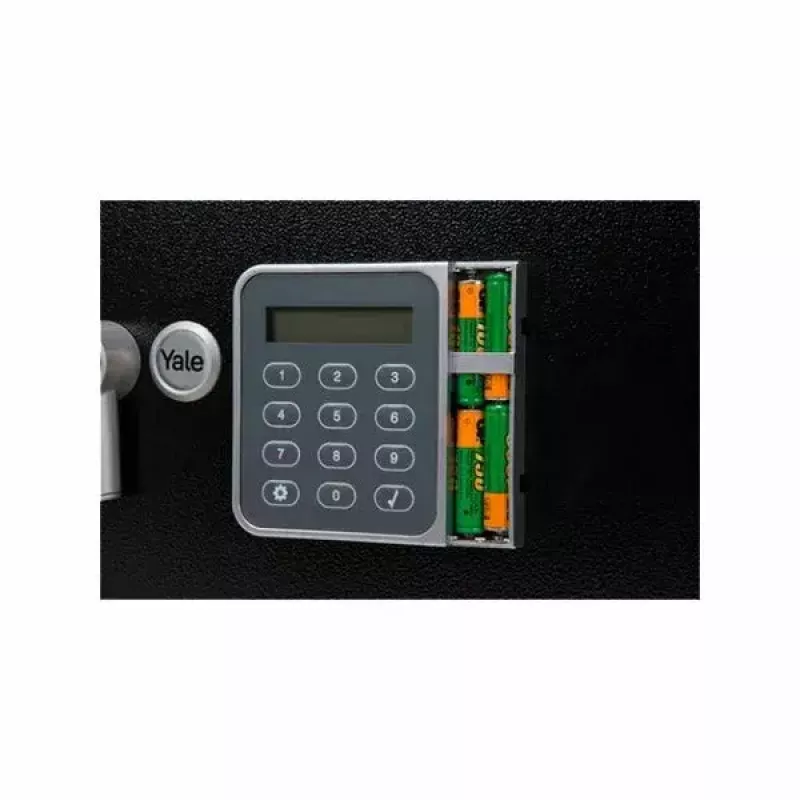 Cofre autónomo Yale YSG/250/DB2 — aço, fechadura de combinação, 16 L, preto, montagem no chão/parede