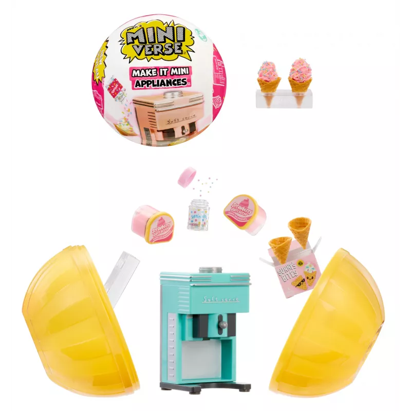Miniverse MGA's - Make It Mini Appliances Série 2 em PDQ, 8 anos, multicolor, plástico