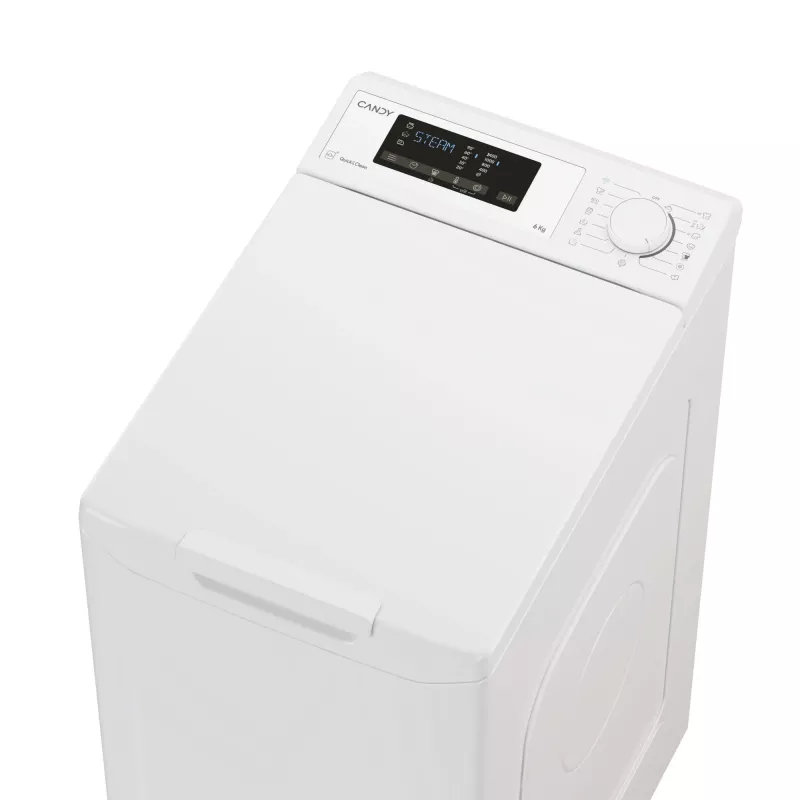 Máquina de lavar Candy TCAS265D3-S de carga superior 6 kg 1200 rpm branco