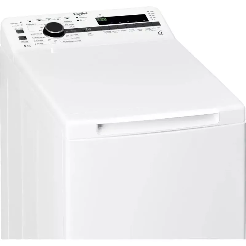 Máquina de lavar Whirlpool NTDLR 6240SS PL/N de carga superior 6 kg 1151 rpm branco