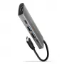 Hub USB Axagon HMC-5G21 10Gbps, 2x USB-A, 2x USB-C, HDMI 4k/30Hz, PD 60W, cabo USB-C
