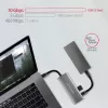 Hub USB Axagon HMC-5G21 10Gbps, 2x USB-A, 2x USB-C, HDMI 4k/30Hz, PD 60W, cabo USB-C