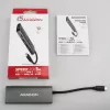 Hub USB Axagon HMC-5G21 10Gbps, 2x USB-A, 2x USB-C, HDMI 4k/30Hz, PD 60W, cabo USB-C