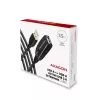 Cabo de extensão USB Axagon ADR-207 7,5 m USB 2.0 preto