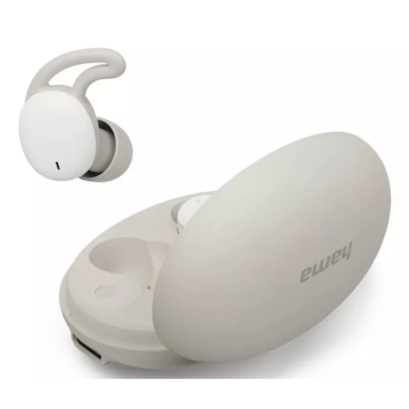 Headset Hama Spirit Calm True Wireless Stereo (TWS) In-Ear chamadas/música Bluetooth bege, branco