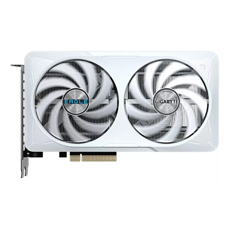 Placa gráfica GIGABYTE GeForce RTX 5060 EAGLE OC ICE 8G - 8GB GDDR7, 128bit, PCI-E 5.0, 2550 MHz de frequência do núcleo, 3 x DisplayPort, 1 x HDMI, GV-N5060EAGLEOC ICE-8GD