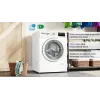 Máquina de lavar roupa de carga frontal Bosch WAN2405MPL, 7 kg, 1200 rpm, classe de eficiência energética A, visor LED, branca
