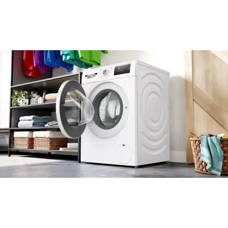Máquina de lavar roupa de carga frontal Bosch WAN2405MPL, 7 kg, 1200 rpm, classe de eficiência energética A, visor LED, branca
