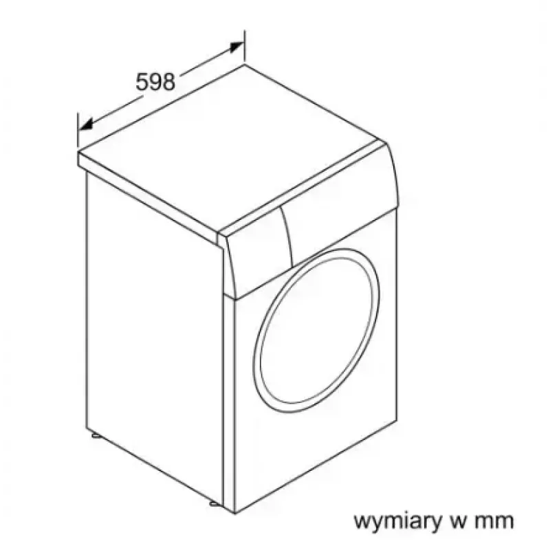 Máquina de lavar roupa de carga frontal Bosch WAN2405MPL, 7 kg, 1200 rpm, classe de eficiência energética A, visor LED, branca
