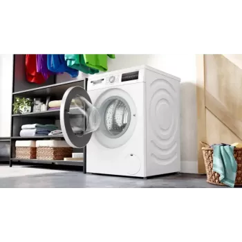 Máquina de lavar roupa Bosch WUU28T10PL, carga frontal, capacidade 8–9 kg, 1400 rpm, classe de eficiência energética A