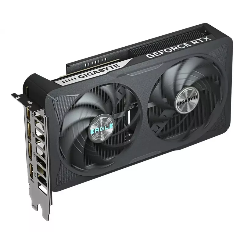 Placa gráfica GIGABYTE GeForce RTX 5060 8 GB GDDR7, PCIe 5.0, 128-Bit, 3840 CUDA, 2-Slot, WINDFORCE 2X