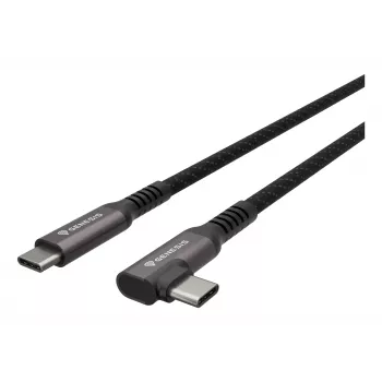 Cabo USB GENESIS NVC-2218 USB 3.2 Gen 2 (3.1 Gen 2) 3 m USB C preto, cinzento