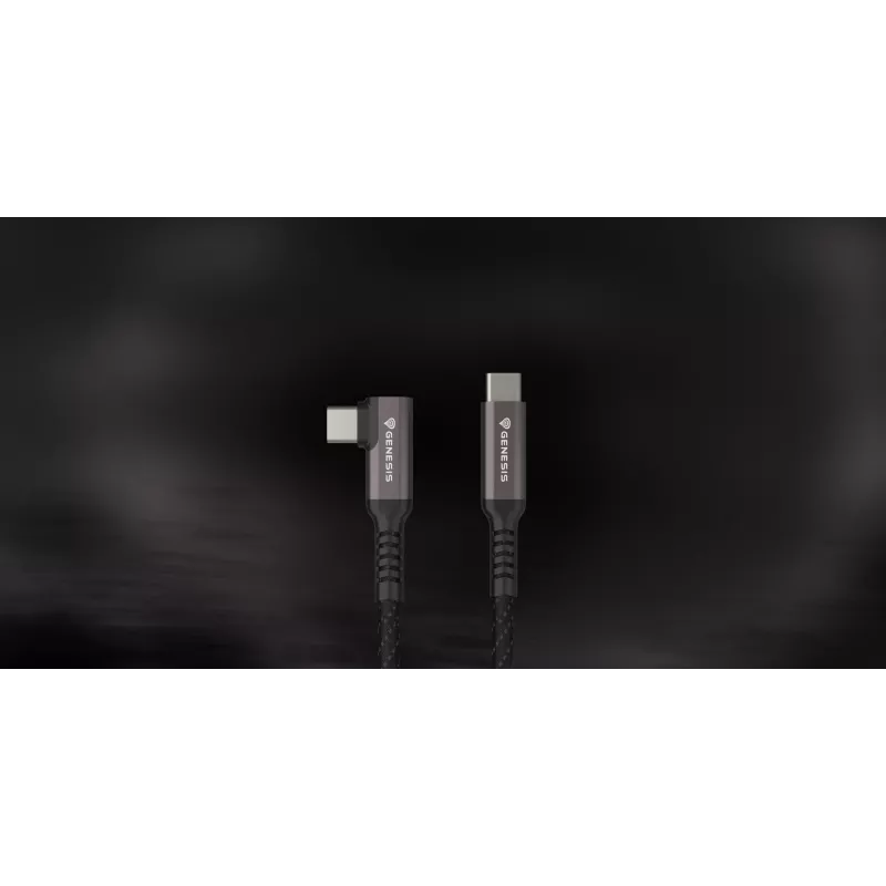 Cabo USB GENESIS NVC-2219 USB 3.2 Gen 2 (3.1 Gen 2) 5 m USB C preto, cinzento