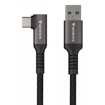 Cabo USB GENESIS NVC-2221 USB 3.2 Gen 1 (3.1 Gen 1) 5 m USB A USB C preto, cinzento