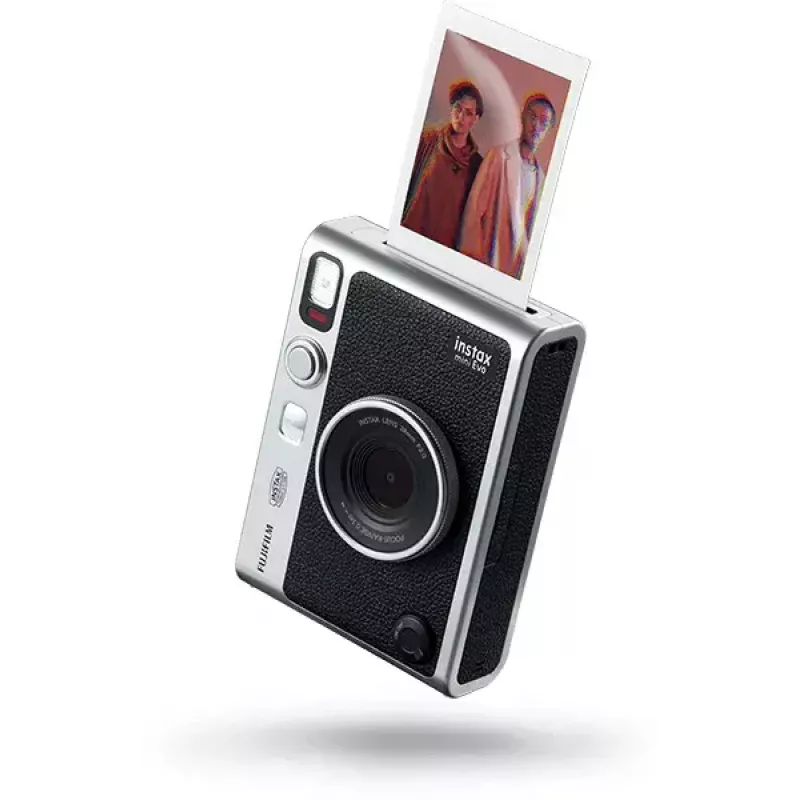 Máquina fotográfica Fujifilm Instax mini Evo 1/5 polegadas 2560 x 1920 píxeis 62 x 46 mm CMOS preta