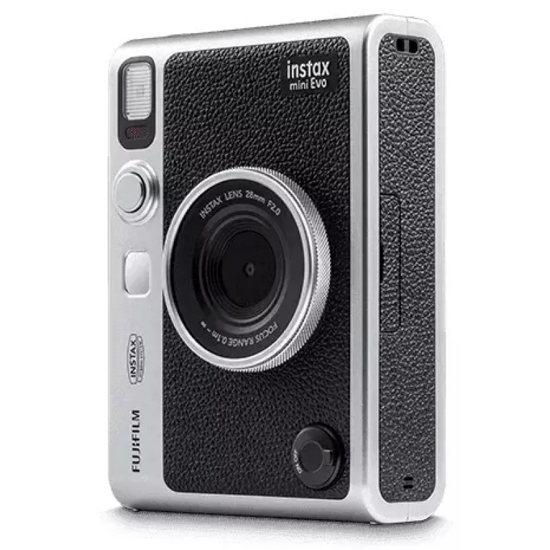 Máquina fotográfica Fujifilm Instax mini Evo 1/5 polegadas 2560 x 1920 píxeis 62 x 46 mm CMOS preta