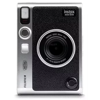 Máquina fotográfica Fujifilm Instax mini Evo 1/5 polegadas 2560 x 1920 píxeis 62 x 46 mm CMOS preta