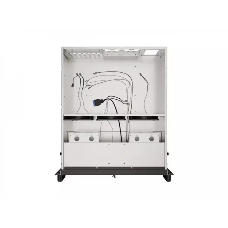 Caixa rack Lanberg SC01-5204-12B 4U preta 5 ventoinhas