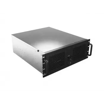 Caixa rack Lanberg SC01-5204-12B 4U preta 5 ventoinhas