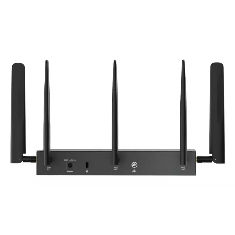Router wireless TP-Link ER706WP-4G Gigabit Ethernet Dual-Band (2,4 GHz / 5 GHz) preto