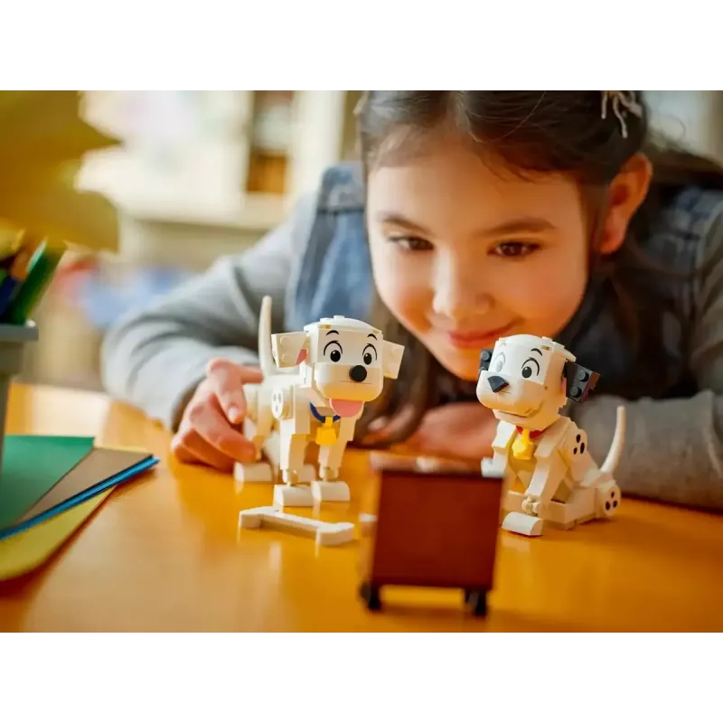 Brinquedo de construção LEGO Disney Classic Puppies Lucky e Penny Set 43271, 268 peças, altura 90 mm, idade 6+