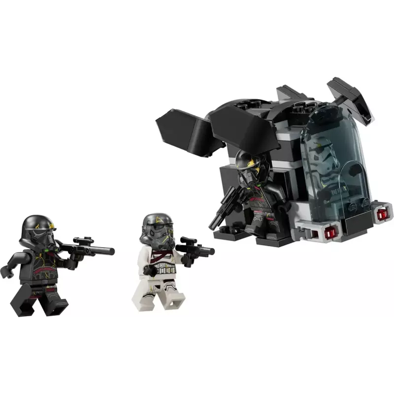 Brinquedo de construção LEGO Star Wars Set 75412 Death Trooper Night Trooper, 119 peças, 4 minifiguras, modelo 60×90×70 mm