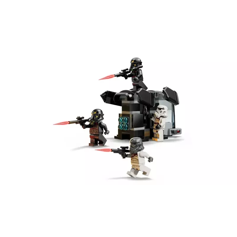 Brinquedo de construção LEGO Star Wars Set 75412 Death Trooper Night Trooper, 119 peças, 4 minifiguras, modelo 60×90×70 mm