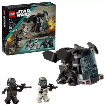 Brinquedo de construção LEGO Star Wars Set 75412 Death Trooper Night Trooper, 119 peças, 4 minifiguras, modelo 60×90×70 mm