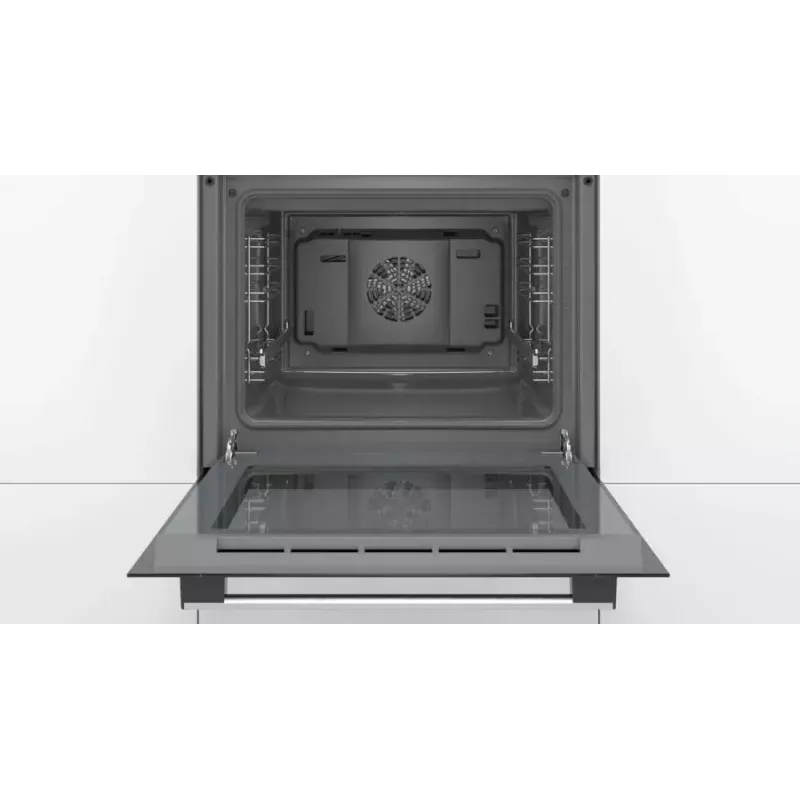 Bosch Serie 2 HBF114ES0 forno elétrico de encastrar, 66 l, 3300 W, ar quente, grelhador, limpeza por hidrólise, classe energética A, aço inoxidável