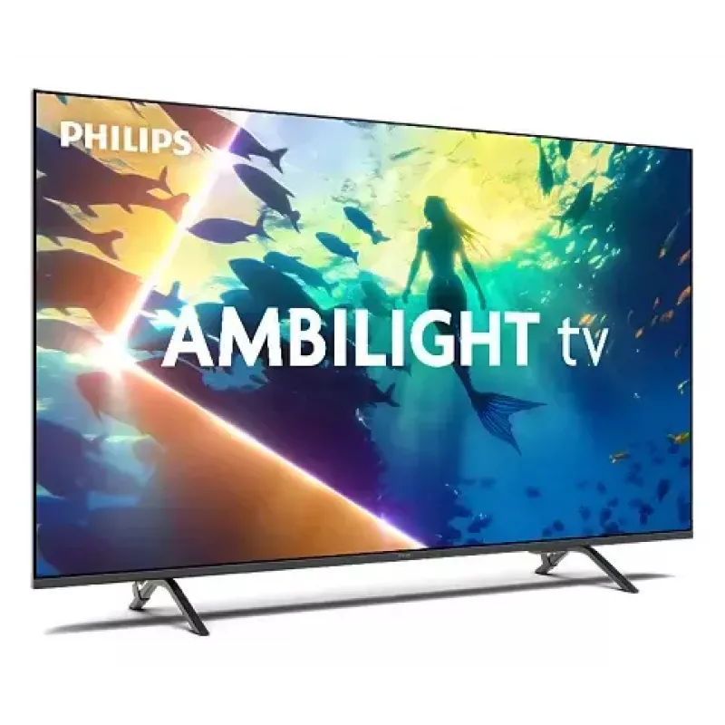 Philips 65PUS8010/12 Smart TV LED 4K Ultra HD Ambilight de 65 polegadas (165,1 cm), 3840x2160, Titan OS, 60 Hz, HDR10+, Wi-Fi, Bluetooth, VESA 400x300, preto