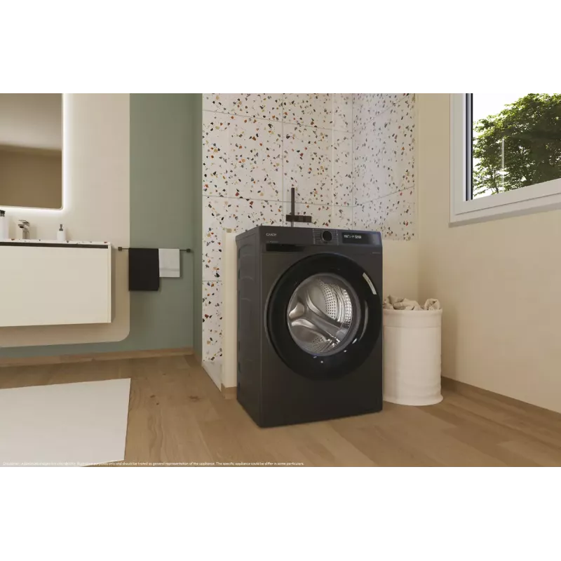 Máquina de lavar roupa Candy BR 47SBL8G-S de carregamento frontal 7 kg 1400 rpm cinzento