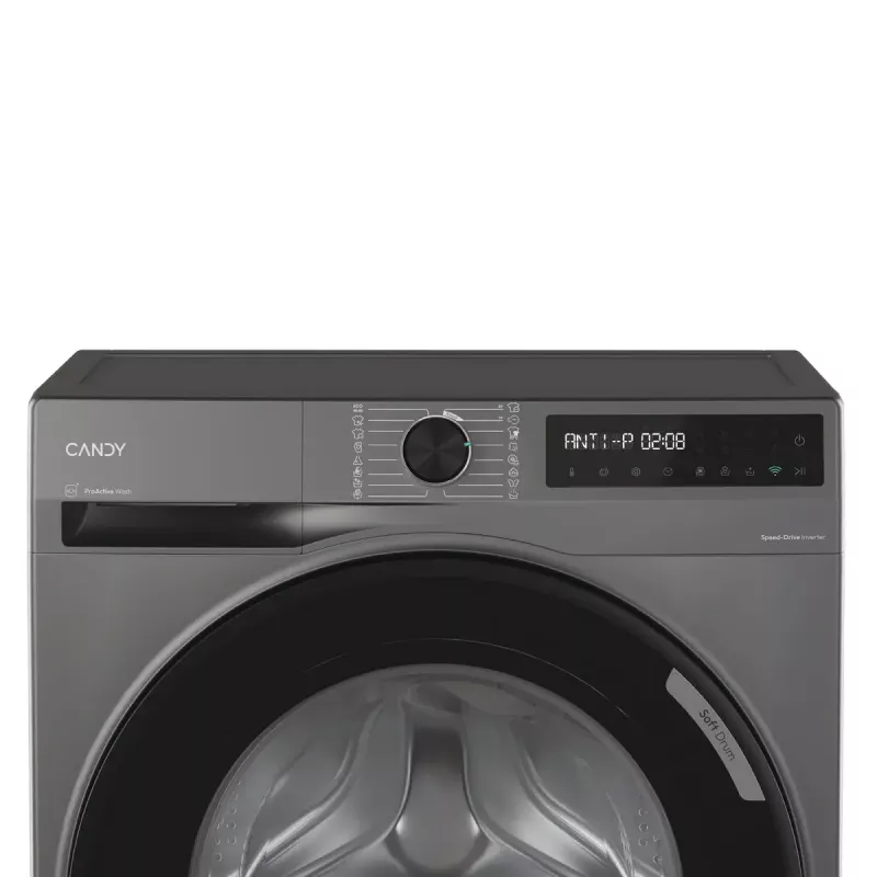 Máquina de lavar roupa Candy BR 47SBL8G-S de carregamento frontal 7 kg 1400 rpm cinzento
