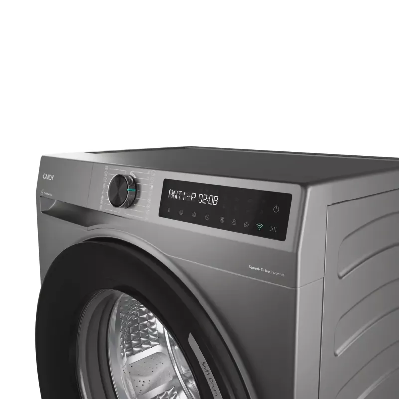 Máquina de lavar roupa Candy BR 47SBL8G-S de carregamento frontal 7 kg 1400 rpm cinzento