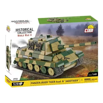 Maquete Cobi Panzerjäger Tiger Ausf. B Jagdtiger à escala 1:35