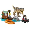 Conjunto de construção LEGO Dinossauros T. rex River Escape 76975 — 199 peças, 2 minifiguras, idade 5+
