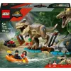 Conjunto de construção LEGO Dinossauros T. rex River Escape 76975 — 199 peças, 2 minifiguras, idade 5+
