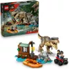 Conjunto de construção LEGO Dinossauros T. rex River Escape 76975 — 199 peças, 2 minifiguras, idade 5+