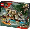 Conjunto de construção LEGO Dinossauros T. rex River Escape 76975 — 199 peças, 2 minifiguras, idade 5+