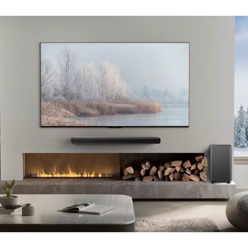 TCL S S55H Classe Barra de som 2.1 canais com Dolby Atmos, subwoofer sem fios e streaming de música por Bluetooth