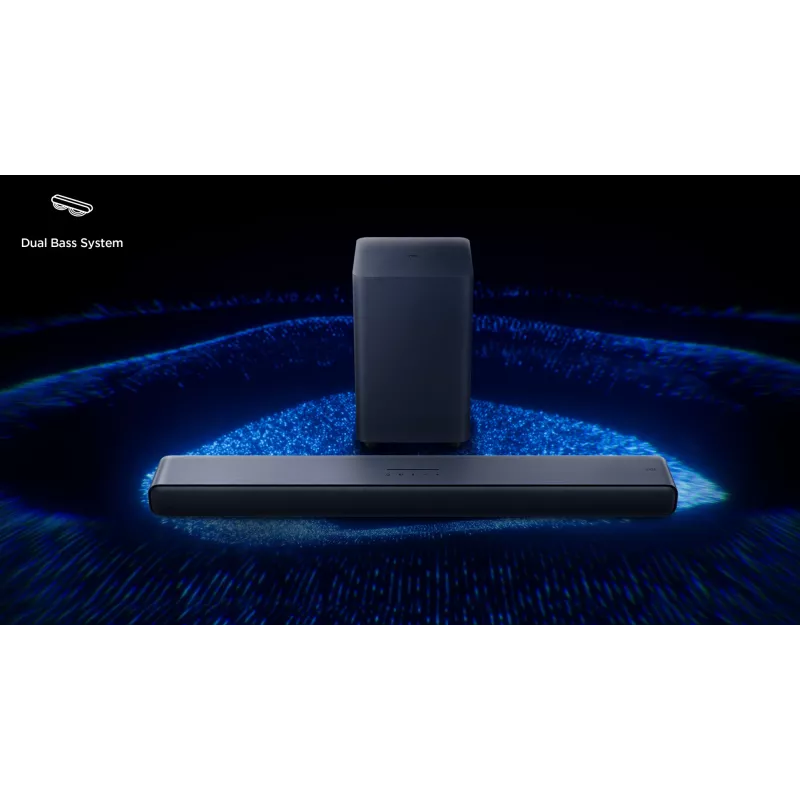 TCL S S55H Classe Barra de som 2.1 canais com Dolby Atmos, subwoofer sem fios e streaming de música por Bluetooth