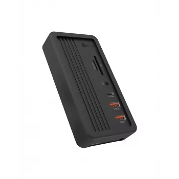 ICY BOX IB-DK4072M-CU31 USB 3.2 Gen 2 (3.1 Gen 1) Type-C Preto