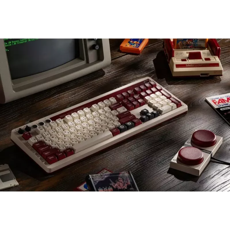 Teclado mecânico 8Bitdo RET00493 retroiluminação RGB compacto