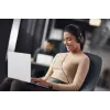 Headset Jabra Evolve2 40 SE com fios arco de cabeça chamadas/música USB Type-C / USB Type-A Preto