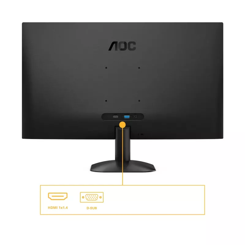 Monitor de computador AOC B3 27B31H 68,6 cm (27 polegadas) 1920 x 1080 píxeis Full HD preto