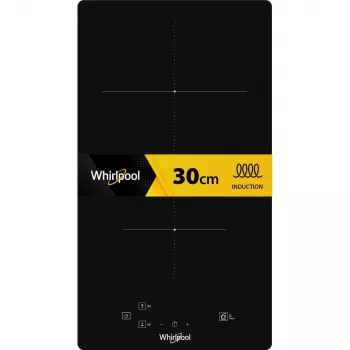 Placa de indução encastrável Whirlpool WS Q0530 NE preta 28 cm zona 2 zonas