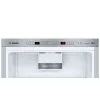 Combinado frigorífico-congelador Bosch Série 6 KGE49AICA, independente, aço inoxidável, 419 l (302 l frigorífico / 117 l congelador), altura A 2010 mm