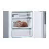 Combinado frigorífico-congelador Bosch Série 6 KGE49AICA, independente, aço inoxidável, 419 l (302 l frigorífico / 117 l congelador), altura A 2010 mm