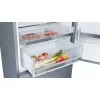 Combinado frigorífico-congelador Bosch Série 6 KGE49AICA, independente, aço inoxidável, 419 l (302 l frigorífico / 117 l congelador), altura A 2010 mm