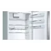 Combinado frigorífico-congelador Bosch Série 6 KGE49AICA, independente, aço inoxidável, 419 l (302 l frigorífico / 117 l congelador), altura A 2010 mm