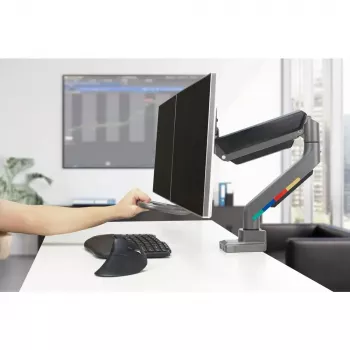 Braço para monitor duplo Kensington SmartFit K58272WW fixação por grampo/ilharós 18 kg